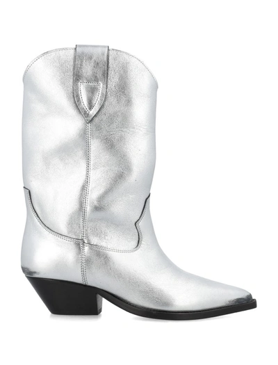 Isabel Marant Duerto Metallic Short Western Boots