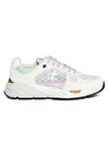 PREMIATA MASED SNEAKERS IN WHITE LEATHER