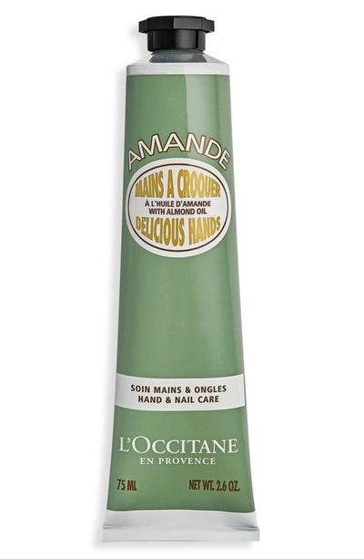 L'occitane Almond Delicious Hands Cream 75ml In White