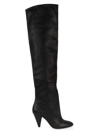 PROENZA SCHOULER WOMEN'S CONE 85MM LEATHER OVER-THE-KNEE BOOTS