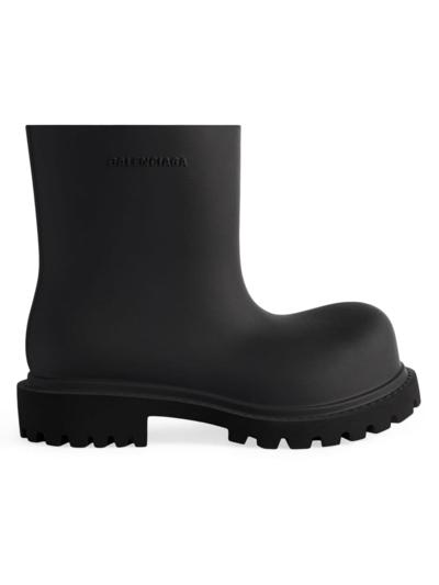 Balenciaga 55mm Steroid Rubber Boots In Black