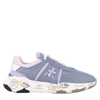 Premiata Buff Embroidered-logo Sneakers In Blue