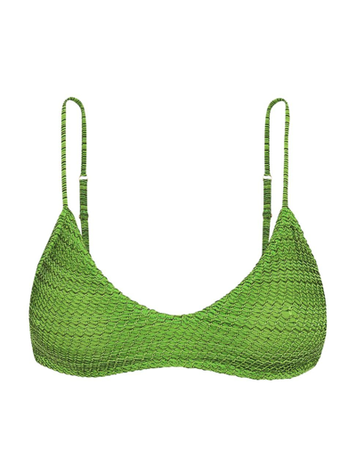 Vix By Paula Hermanny Women's Li Bikini Top In Light Green