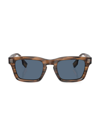 Burberry Sunglasses With Rectangular Frames In Brown