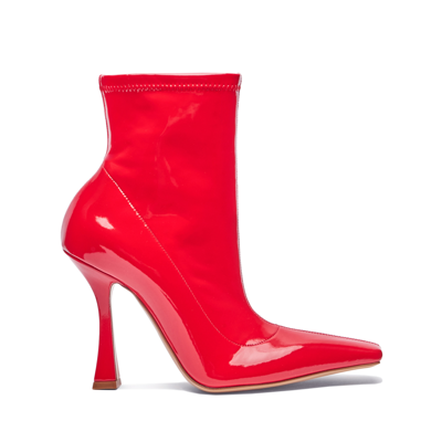 Casadei Geraldine Ultravox Patent Leather - Woman Ankle Boots Lipstick 39