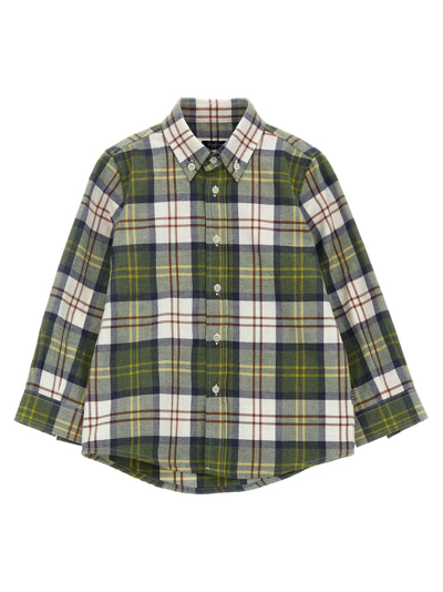 Il Gufo Check Patterned Shirt In Multi