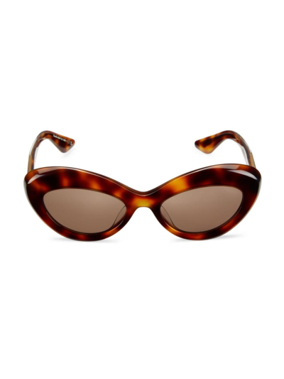 Khaite X Oliver Peoples Women's  1968c 53mm Oval Sunglasses In Dark Brown