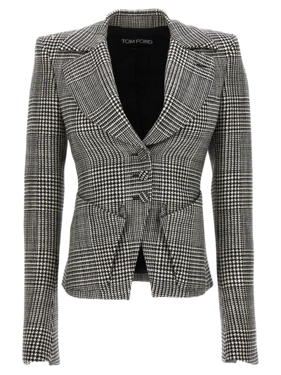 Tom Ford Houndstooth In Multi