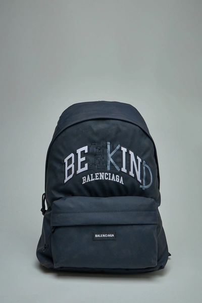 Balenciaga Explorer Be Kind Backpack In Black