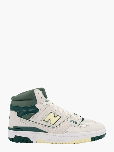 New Balance Off-white & Green 650 Sneakers In Multi-colored