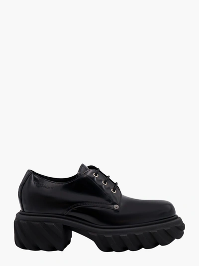 Off-white Exploration Derby Shoes In Black