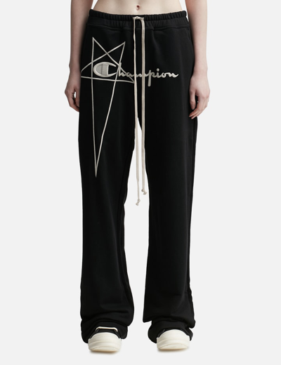 Rick Owens Black Champion Edition Dietrich Lounge Trousers