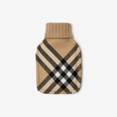 Burberry Check Hot Water Bottle In Brown