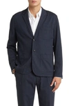 Rails Men's Idris Single-breasted Blazer In Dark Navy Melange