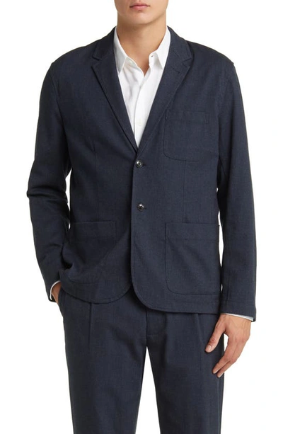 Rails Men's Idris Single-breasted Blazer In Dark Navy Melange