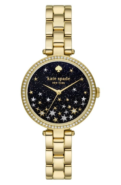 Kate Spade Holland Star Bracelet Watch, 34mm In Gold