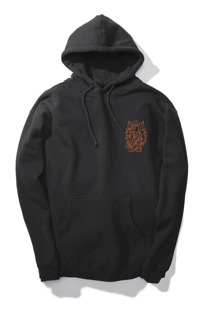 Stance Wolfpack Graphic Hoodie In Black