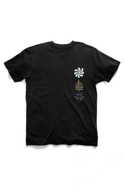 Stance Sedona Cotton Graphic T-shirt In Black