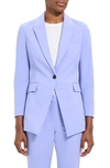 Theory Etiennette Wool Blazer In Grotto