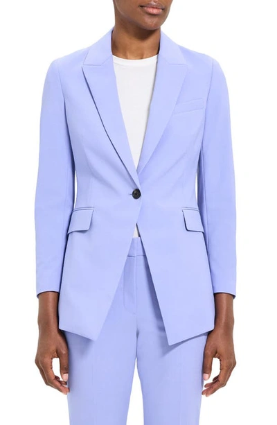 Theory Etiennette Wool Blazer In Grotto