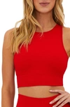 BEACH RIOT AZALEA CROSSBACK CROP TANK