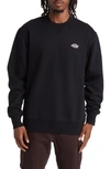 Dickies Summerdale Crew Neck Sweatshirt In Knit Black