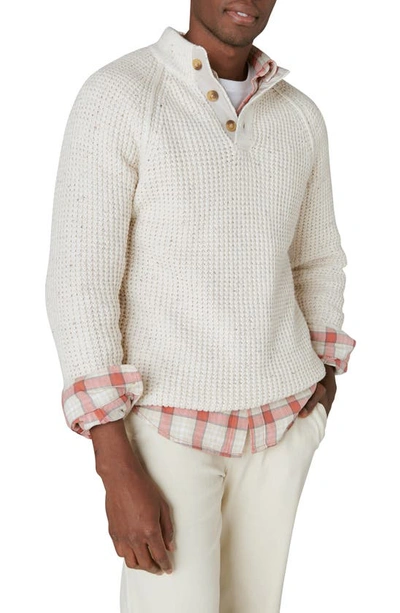 Lucky Brand Nep Pullover Sweater In White