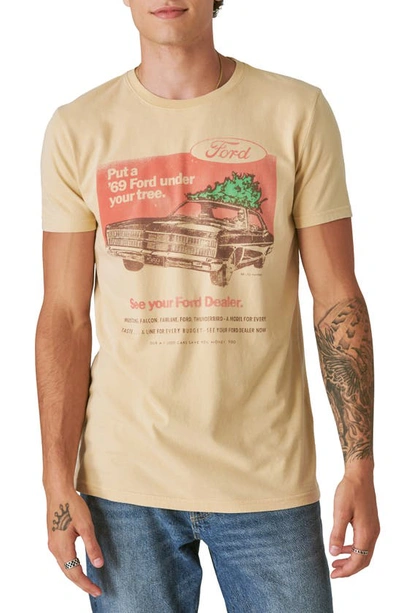 Lucky Brand Ford Tree Graphic T-shirt In Multi