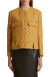 Khaite Laybin Jacket In Camel In Camel