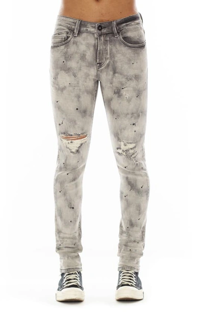 Cult Of Individuality Punk Distressed Super Skinny Jeans In Cinder