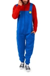 Opposuits Super Mario™ Hooded Long Sleeve Fleece Jumpsuit In Blue