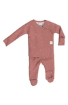 Bonsie Kids' Baby Skin To Skin Footie In Dottie