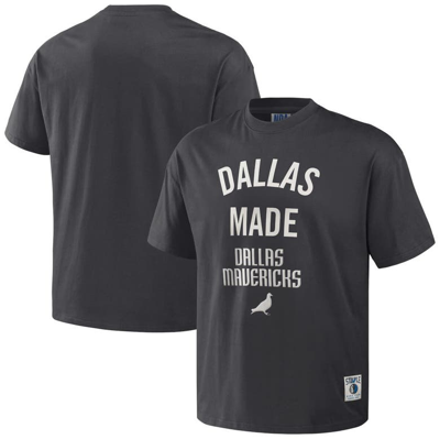 Staple Men's Nba X  Anthracite Dallas Mavericks Heavyweight Oversized T-shirt