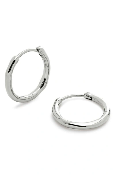 Monica Vinader Siren Muse Sterling Silver Hoop Earrings