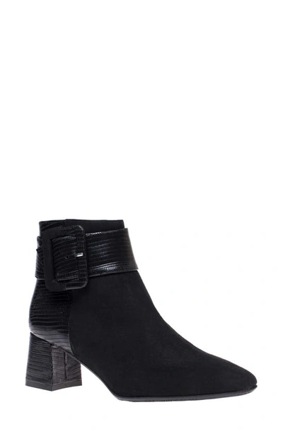 Ron White Lana Buckle Bootie In Onyx