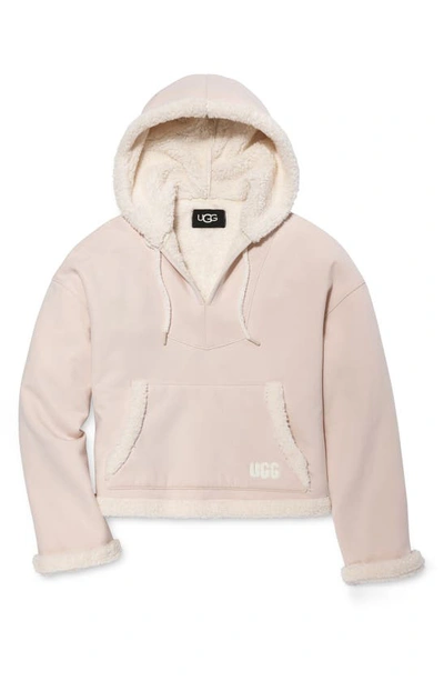 Ugg Sharonn Bonded Fleece Hoodie In Antique