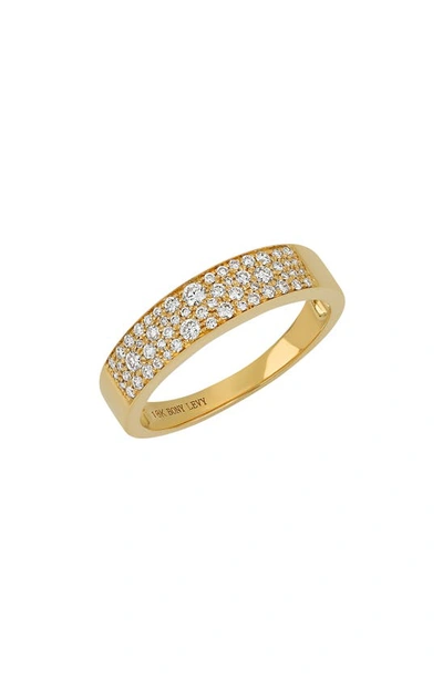 Bony Levy Mika Pavè Diamond Band Ring In 18k Yellow Gold