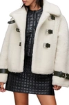 ALLSAINTS FARLEY GENUINE SHEARLING JACKET