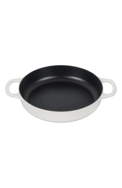 Le Creuset Signature Enamel Cast Iron Everyday Pan In White