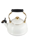 Le Creuset Noël Collection Whistling Tea Kettle In White