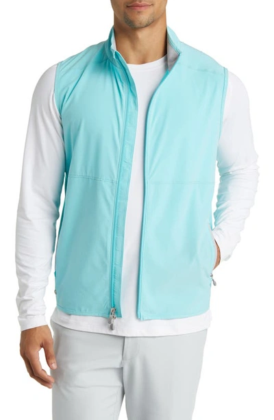 Peter Millar Crown Crafted Flex Adapt Vest In Turquoise