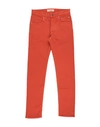 Siviglia Man Pants Rust Size 28 Cotton, Elastane In Red