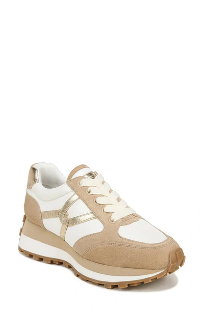 Veronica Beard Valentina Sneaker In Gold Multi
