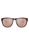 Costa Del Mar Irie 55mm Mirrored Pilot Sunglasses In Copper