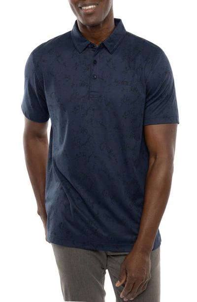 Travismathew Warmer Tides Polo In Total Eclipse