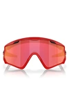 Oakley Wind Jacket® 2.0 Goggle-style Frame Sunglasses In Red