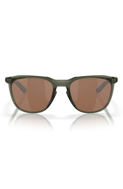 Oakley Thurso 54mm Prizm™ Polarized Round Sunglasses In Olive