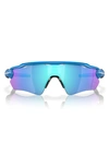 Oakley Radar® Ev Path® Prizm™ Polarized Wrap Shield Sunglasses In Sapphire