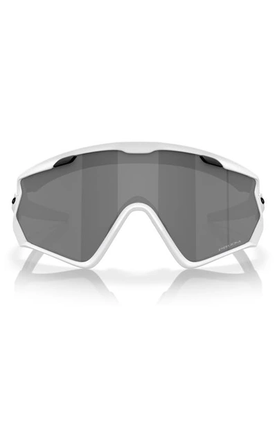 Oakley Wind Jacket 2.0 Shield Sunglasses In White