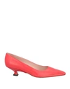 Tod's Woman Pumps Red Size 8 Soft Leather
